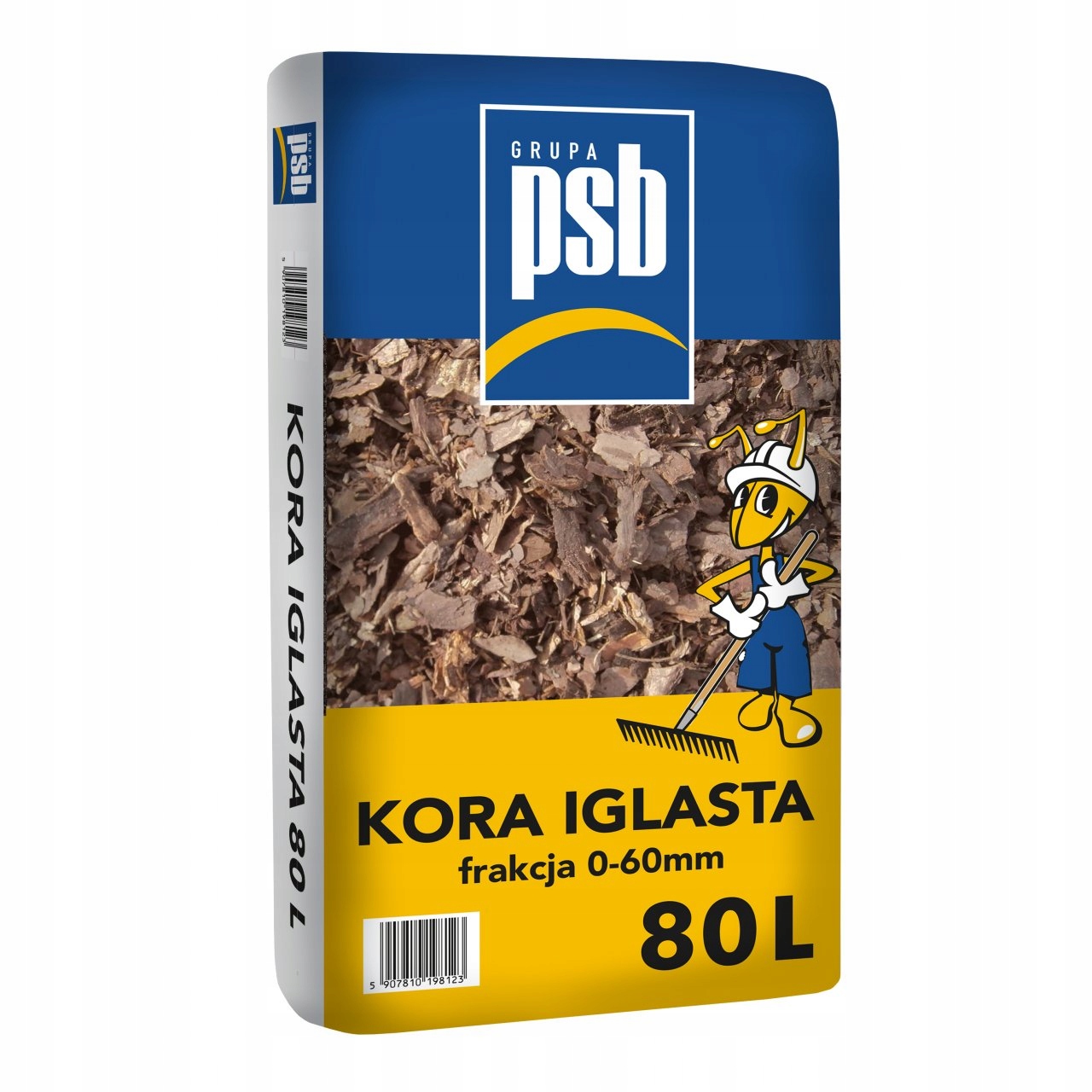 Kiefernholz-gartenrinde, 80 L, 0–60 Mm, Psb