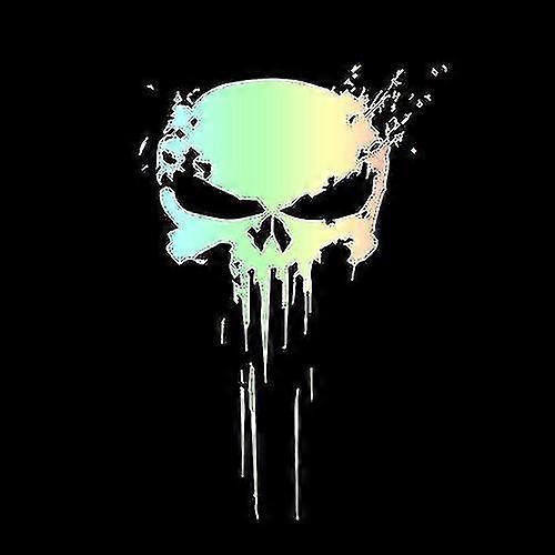 3d Punisher Totenkopf Blut Aufkleber Vinyl Auto Karosserie Aufkleber Auto Außendekoration Auto Styling Zubehör Aufkleber 10x15cm - Autoaufkleber