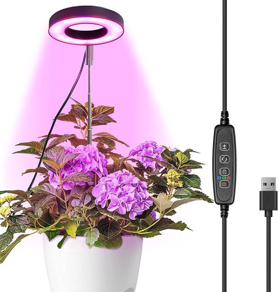 Pflanzenlampen Für Zimmerpflanzen Usb Led Pflanzenlampen Dimmbare Vollspektrum Pflanzenlampe Höhenverstellbare Lampen Für Kleine Pflanzen Mit Tim