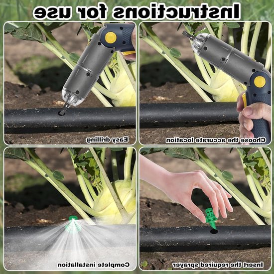 Dailygoods Tropfbewässerung 150 Stück Mikro Sprinklerköpfe