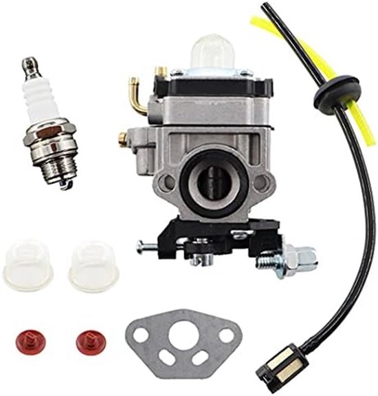 Für Vergaser Mit Kraftstoffschlauch Und Kraftstofffilter Für 23 Cm³, 25 Cm³, 26 Cm³ Einhell Al Ko Atika Fuxtec Güde Hecht Timbertech Red Fox Frei
