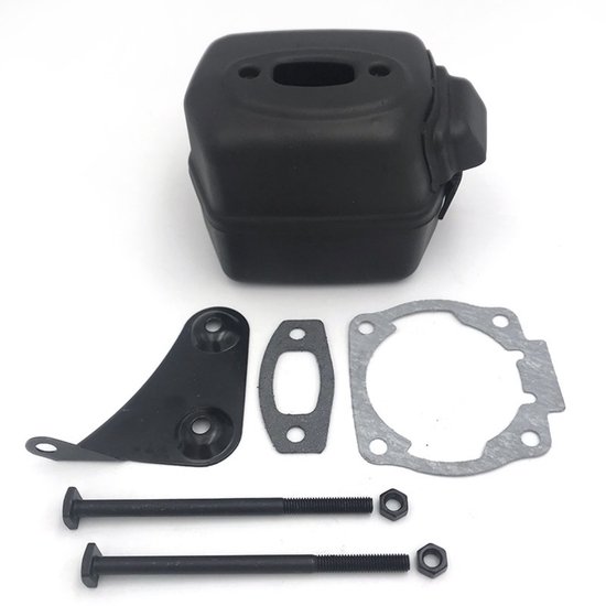 Schalldämpfer Mit Schrauben Und Dichtungen Kettensägenzubehör Passend Für Husqvarna Husky 50 51 55 Kettensägen