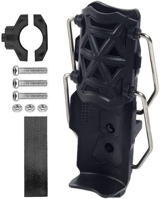 Adaptiver Getränkehalter Für Fahrräder, Motorräder Und Motorräder, Um 360° Drehbarer Getränkehalter Mit Automatischer Klemmfunktion (schwarz)