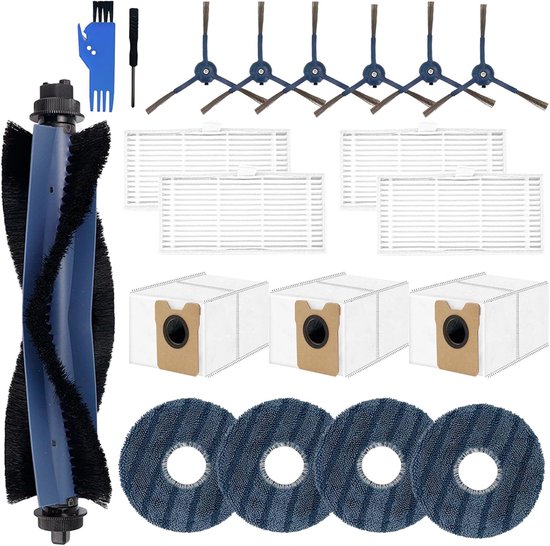 Set Mit 20 Ersatzteilen Und Zubehörteilen, Passend Für Den Eufy Omni C20 Saugroboter