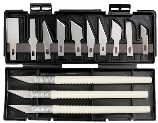13 Teiliges Schneidemesser Set Bastelmesser Handschneider Journalmesser Taschenmesser/siebdruckmesser Kombinationsmesser Papierschneidewerkzeug