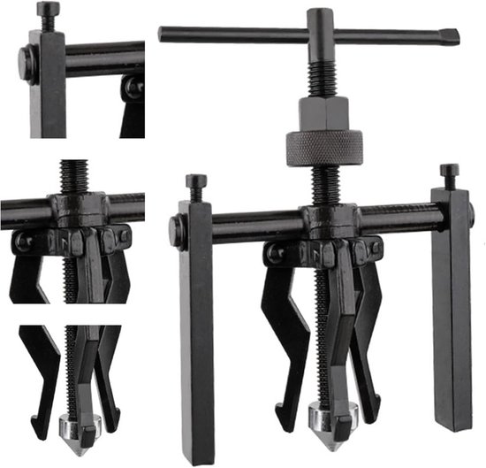 Universal Abzieher Mit 3 Backen Für Autos, Motorräder Und Maschinen Robuster Chrom Vanadium Stahl