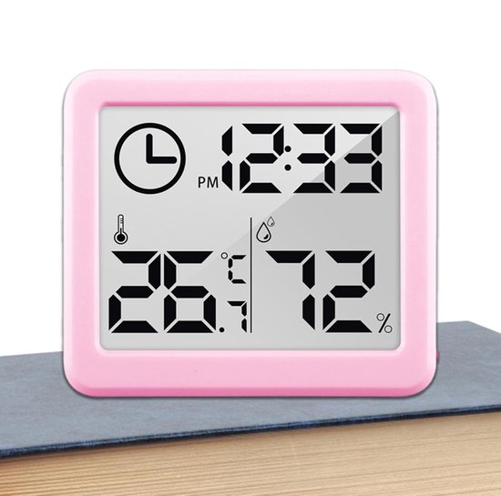 Thermometer Und Hygrometer, Elektronisches Digitales Thermo Hygrometer Temperatur Und Feuchtigkeitsmesser Für Wohnzimmer, Büro, Kinderzimmer