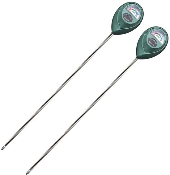 2 Bodenfeuchtemesser Mit Langer Sonde Für Tiefenmessungen, Wasserstandsanzeigesensor, Hygrometer Für Den Außenbereich, Innenräume, Große Topfpfla