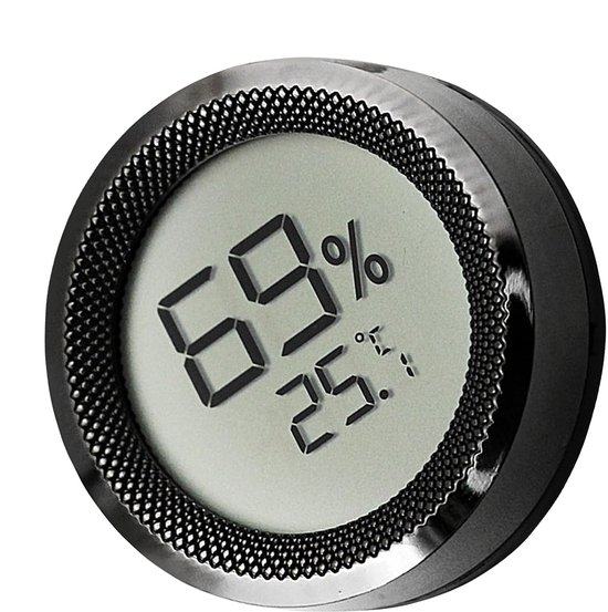 Feuchtigkeitsmesser Digitales Thermo Hygrometer Kleines Rundes Hygrometer Feuchtigkeits Und Temperaturmonitor Digitales Feuchtigkeitsmessgerät In