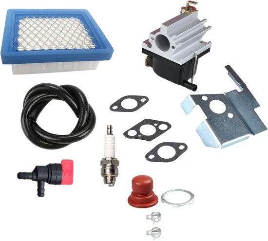 Vergaser Reparatursatz Motorteile Rasenmäherwartung Komplettes Ersatzteilset Silber