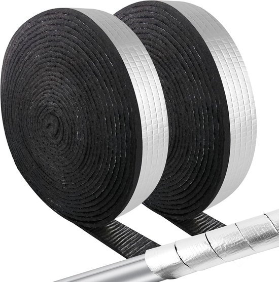 Isolierband 2 Rollen Selbstklebend Isolierband Für Den Außenbereich 5 Cm X 10 M Weiß Pvc Band Schaumstofffolie Selbstklebende Winterisolierung Fü