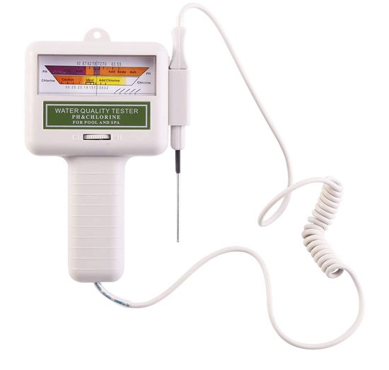 Pooltest Wasserqualität Wassertester Poolwasserqualität Ph Wert Und Chlor 3 In 1 Gerät Schwimmbadwasser Wassertester Poolpflege Teststreifen Chlo