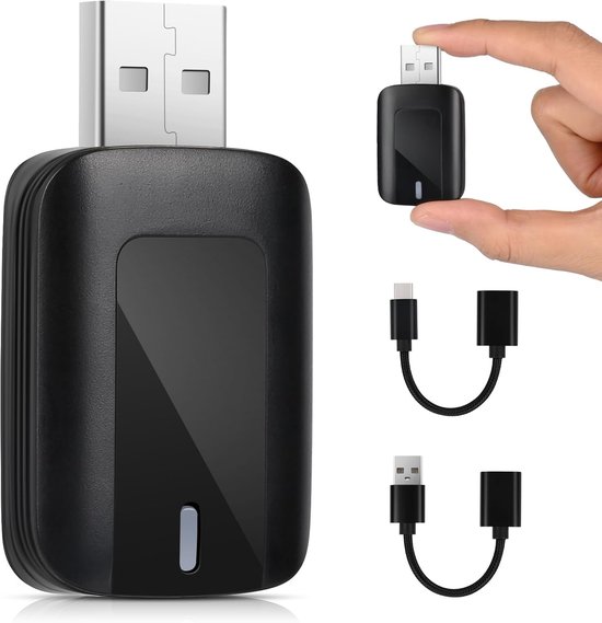 Carplay Dongle Kabelloser Carplay Und Android Auto Adapter, 5 Ghz Wlan, Bluetooth 5.0/wlan 2,4 Ghz, Plug & Play, Für Fahrzeuge Ab Baujahr 2015