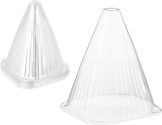 Pflanzglocken, 24er Set, Pvc, Frostschutz, H X B X T: 22 X 19 X 19 Cm, Transparente Pflanzkappen