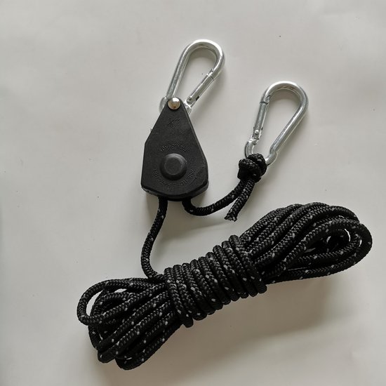 Abspannleinen Für Camping Verstellbare Windleinen (schwarz, 4 Mm / 1/8 Zoll) Zubehör Für Vorzelte Und Zelte