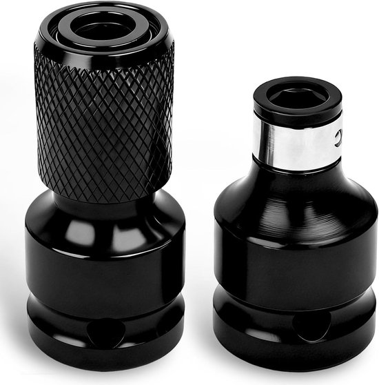 Steckschlüsseladapter 1/2" Auf 1/4" 2er Set, Für Schlagschrauber, Schrauben Und Bits