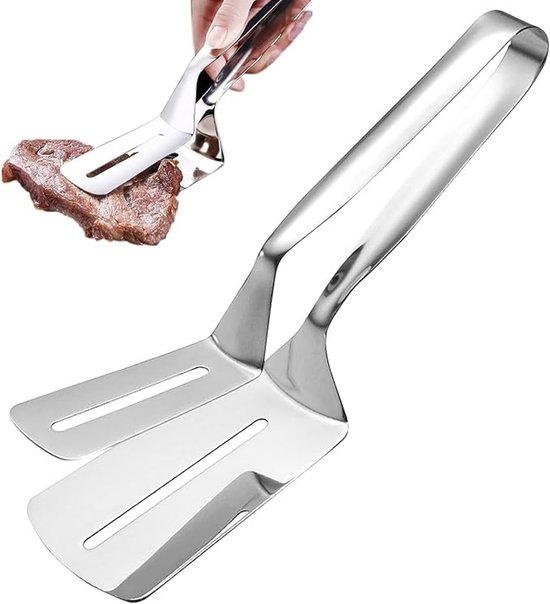 Küchenzange Aus Edelstahl Zum Grillen Und Kochen