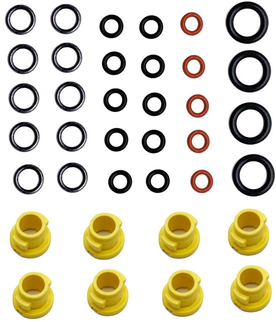 O Ring Düsenset Passend Für Kärcher Hochdruckreiniger Zubehör Kompatibel Mit Kärcher K2, K3, K4, K5, K6 Und K7 Schlauchdüsen Ersatz O Ring Dichtu