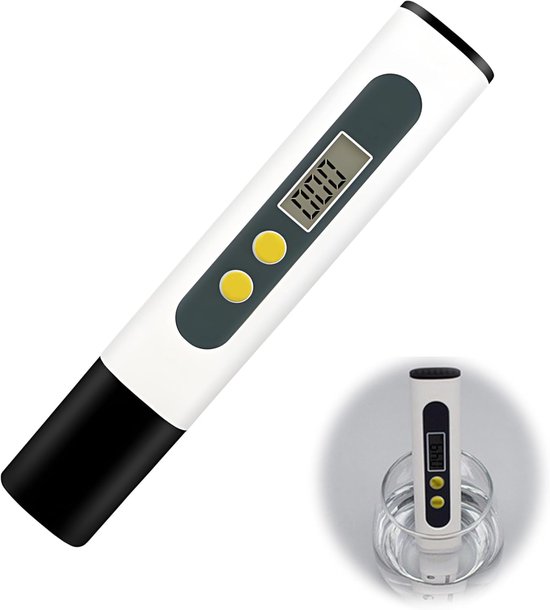 Digitaler Tds Wassertester Wasserqualitätsprüfer Messbereich 1 9990 Ppm Ausgestattet Mit Einem Sensor Mit Messsonde Aus Titanlegierung Hochauflös