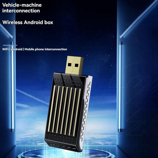 Carplay Dongle 3 In 1 Ki Box: Carplay 2g + 16g, Android 13, Kabelloses Carplay/android Auto, Bluetooth 5.0, Wandelt Kabelgebundene Verbindungen I