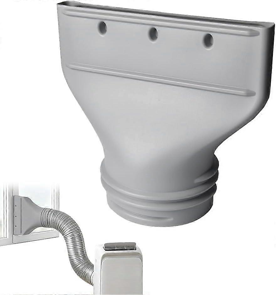 Abluftschlauchadapter Für Klimaanlagen, Flachschlauch-verlängerungsadapter Für Klimaanlagen, Universeller Doppelgrößen-fensterlüftungsanschluss (130 Mm/150 Mm)
