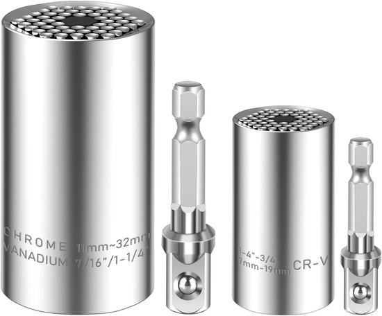 4 Teiliger Universal Schraubenschlüsselsatz, Multifunktionales Handwerkzeug, Ideales Geschenk Für Männer Und Väter, Für Reparaturen, 7 19 Mm Und