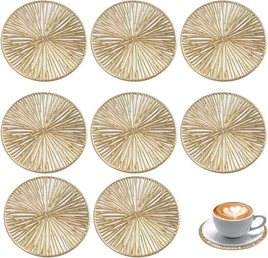 8er Set Untersetzer Wiederverwendbar Und Hitzebeständig Geometrisches Muster Hochwertige Untersetzer Für Küche, Wohnzimmer, Schlafzimmer, Büro, C
