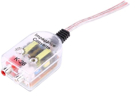 Allecto Auto Cd Verstärker Niederohmiger Konverter Kompaktes Design Adapter Autoradiosysteme Für Subwoofer Mo...