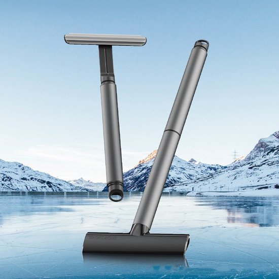 Eiskratzer Mit Abnehmbarem Wischer Für Autofenster, Für Schnee, Regen Und Nebel