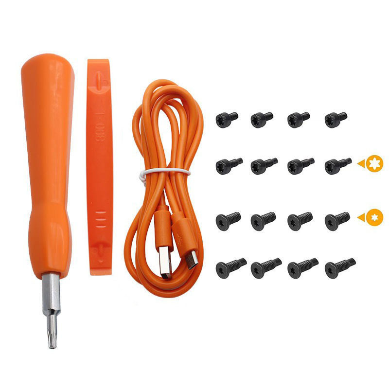 Demontageset Für Smarte Türklingeln, Schraubendreher, Handwerkzeuge, Ladekabel.