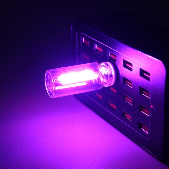 2 Stück Usb Lampen Fürs Auto, Dimmbare Retro Autolampe Mit Berührungssteuerung, Led Ambientebeleuchtung Für Den Innenbereich, Tragbare Mini Led L