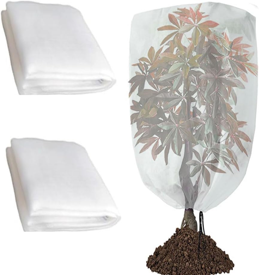 Set Aus 2 Gartennetzsäcken Mit Kordelzug, Insektennetz, Insektennetz Für Obstbäume Mit Kordelzug.
