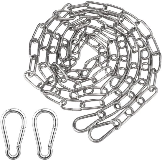 Edelstahlkette Metallkette Zum Aufhängen Und Befestigen Rostfreier Stahl 304 3 Mm X 2 M