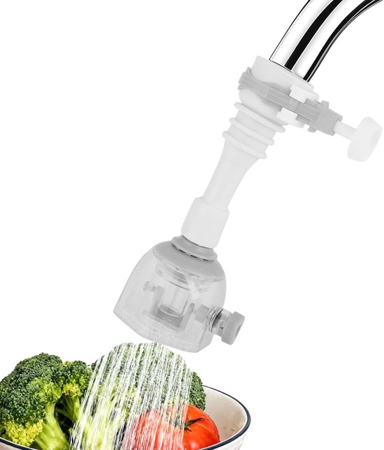 Verstellbare, Spritzwassergeschützte Wasserhahnverlängerung Zur Wassereinsparung In Der Küche, 13 Cm Langer, Flexibler Schlauch