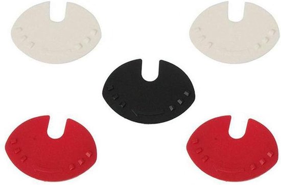 Dosenverschluss 5 Teilig Deckel Abs Dosenöffner Wiederverwendbarer Getränkedosenverschluss Versiegelung Dosenverschluss 4,5 × 3,5 Cm Rot/schwarz/