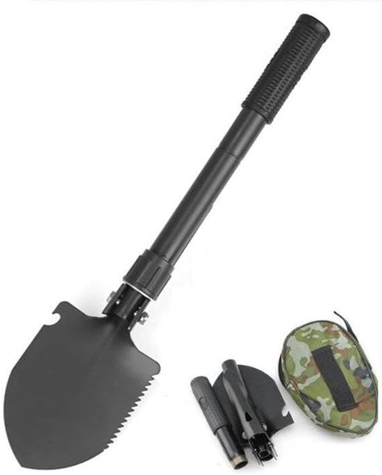 Faltbare Überlebenshacke Robust Und Kompakt Mit Tragetasche Für Camping, Wandern, Gartenarbeit Und Notfälle