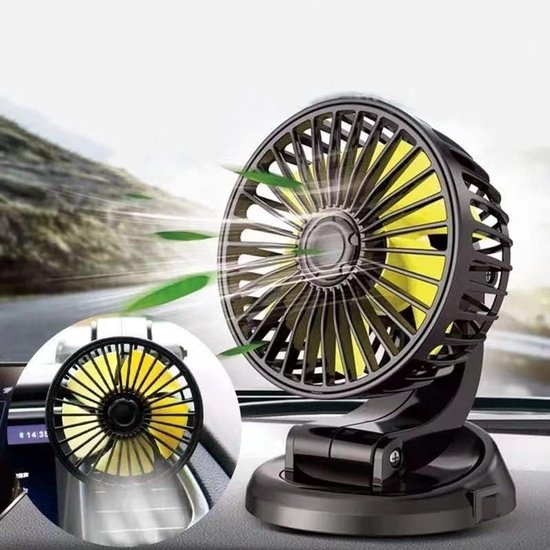 Autolüfter 12v 360° Drehbar Armaturenbrettlüfter Mit Saugnapf Leise Kompakt Zigarettenanzünder