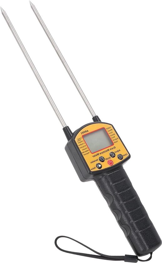 Präzises, Tragbares Heufeuchtemessgerät Mit Sonde Und Sprachausgabe Für Getreidestroh, Kleie Und Futtergras Heuqualitätsüberwachung