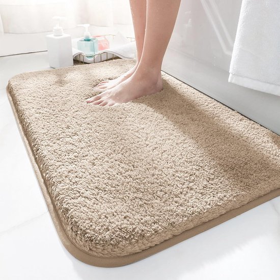 Badematte 40 X 60 Cm, Rutschfest, Weich, Saugfähig, Flauschig, Langflorig, Aus Mikrofaser, Maschinenwaschbar, Für Bad, Dusche Und Badezimmer