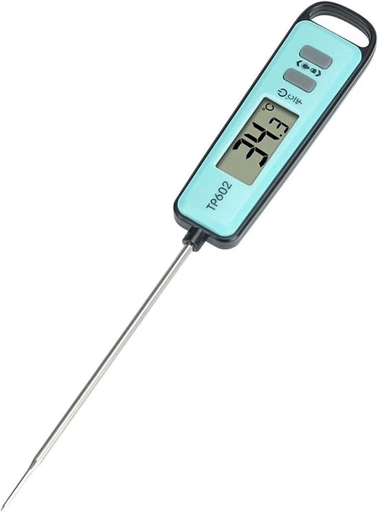 Fleischthermometer, Digital, Küchenthermometer, Elektronisches Grillthermometer Für Den Haushalt (blau)