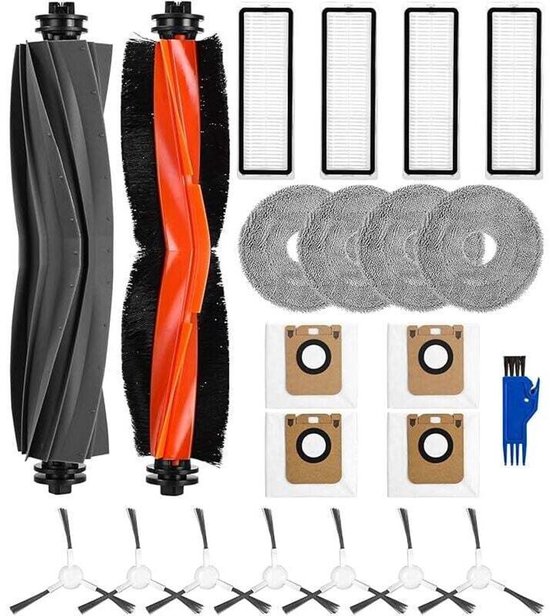 Zubehörset Passend Für Dreame L10s Ultra/l10 Ultra Staubsauger, Ersatzteile Passend Für Dreame, 2 Hauptbürsten, 7 Seitenbürsten