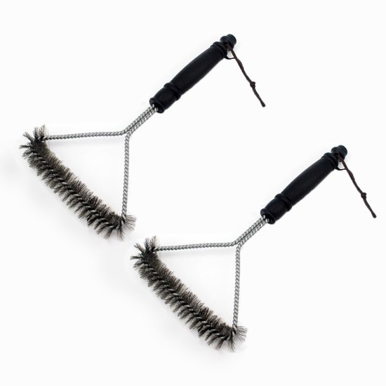 2 Teilige Grillreinigungsbürste Backofenreinigungsbürste Fugenbürste 30,5 Cm × 15 Cm × 3 Cm Zum Grillen Im Freien, Zur Reinigung Des Backofens Un