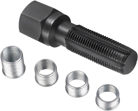 Reparatursatz Für Zylindrische Zylinderkopfgewinde (14 Mm), M14 X 1,25 Reparatursatz Für Zündkerzengewinde Aus Kohlenstoffstahl Für Kraftfahrzeug