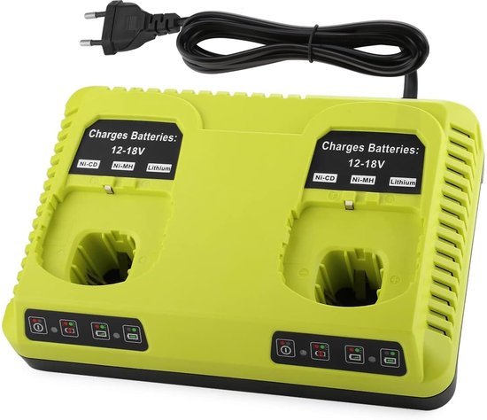 Passend Für Das Ladegerät P117 Für Ryobi 18v One+ Akkus P108, P107, P104, P105, P102, P103, P117 Und P118 (li Ion/ni Mh/ni Cd Akkus)