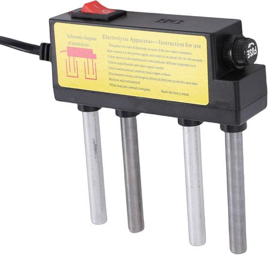 Wasseranalysator Für Trinkwasseruntersuchungen Tds Und Ph Meter Mit Eisen Und Aluminiumelektroden Für Den Hausgebrauch Europäischer Stecker.