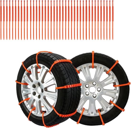 Schneeketten Universelle Schneeketten Tragbare, Rutschfeste Kabelbinder Aus Kunststoff Für Notfälle Für Pick Ups Und Suvs Schneeketten Schneekett