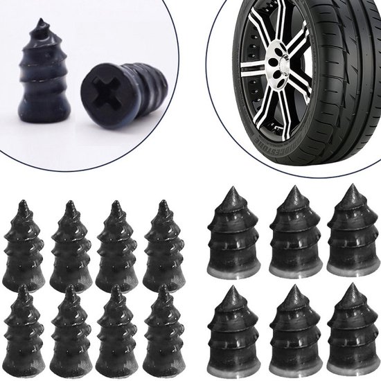 Reifenreparaturnägel, Set Aus Gumminägeln Zur Reparatur Von Fahrzeugen Mit Vakuumreifen, Gummischraubenkappen Zur Selbstmontage Für Reifen, Schne