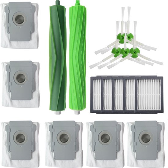 Ersatzset Passend Für Irobot Roomba I7 / I7+ Staubsaugerbeutel, Staubbeutel, Filter, Bürstenzubehör