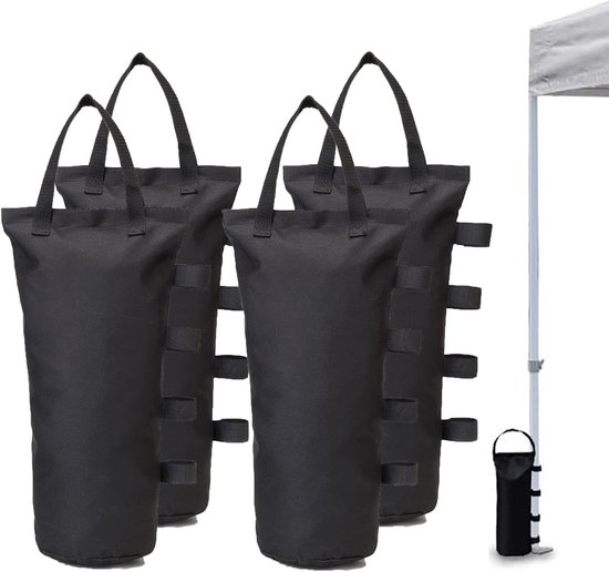 4 Ballastsäcke Sandsackgewichte Für Partyzelte Stabiler Boden 600d Oxford 20 X 50 Cm Tragkraft 10 Kg Sandsäcke Zum Beschweren Gewichtssäcke Balla