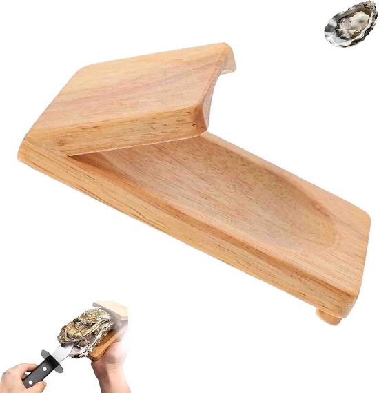 Austernklemme Aus Holz Austernhalter Austern Öffnen Praktisches Küchenaccessoire 13 X 8,2 X 5 Cm